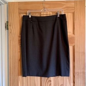 Calvin‎ Klein Gray Pencil Skirt Size 12